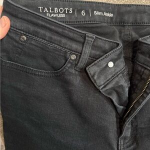 Talbots Charcoal Slim Ankle Jeans